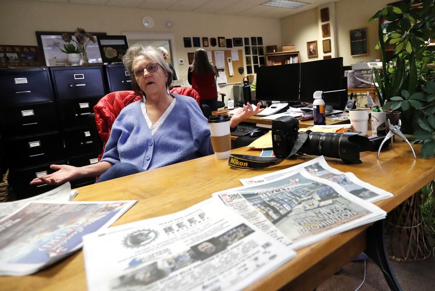 Canadian Record editor Laurie Ezzell Brown talks about the current state of small Texas newspapers. Her newspaper has ceased its print publication leaving only the online version to serve the community’s needs.