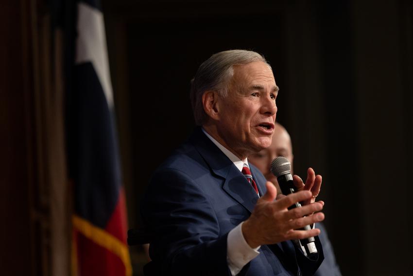 Gov. Greg Abbott speaks about the recent 88th Legislative Session to an audience at the Texas Public Policy Foundation offices in Austin, on June 2, 2023. Abbott recounted policy victories in regards to fentanyl and the border crisis, as well as limiting gender affirming care and banning DEI practices in higher education. Abbott ended the event by promising to call a special session for school choice, after the current special session for property tax resolves.