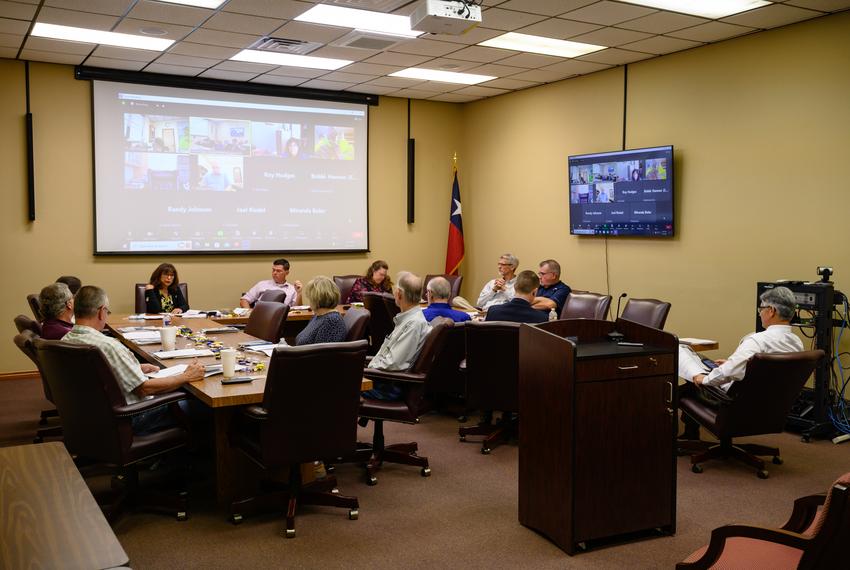 Members of the Permian Basin Regional Planning Commission meet Wednesday, Sept. 13, 2023 in Midland.