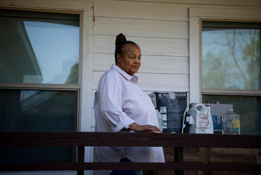 Gwen Mitchell, 76, gives a tour of her home, which she purchased through the Community Land Trust, a nonprofit organization that aims to make homeownership affordable for low-income households, in Acres Homes in Houston, on Wednesday, Dec. 14, 2022. Despite its goal of creating more than 1,000 permanently affordable homes in five years, the Community Land Trust has only 100 homes in its trust and the city of Houston may cut its funding significantly.