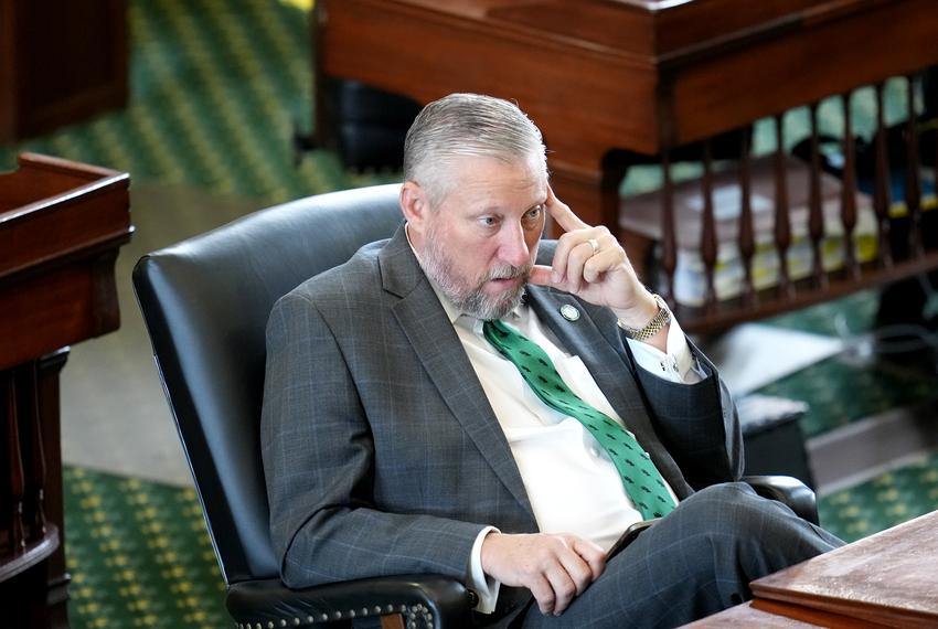 State Sen. Drew Springer, R-Muenster, during the last day of the 88th regular session on May 29, 2023.